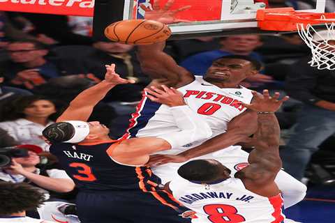 Pistons winning one important battle over Knicks in first two playoff games