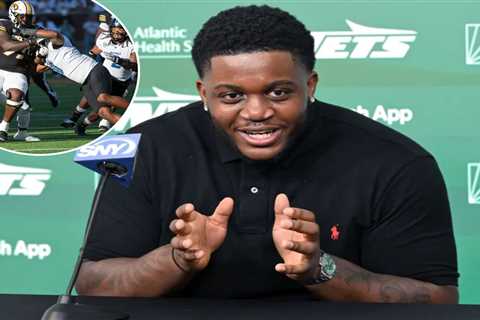 Jets first-round pick Armand Membou opens up on punishing opponents, message to Justin Fields