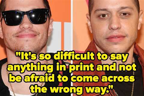Pete Davidson Says His Father's Death In 9/11 Was The Worst Thing That Could've Ever Happened To Me