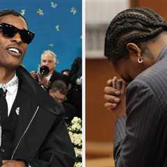 A$AP Rocky Posed With A Revolver-Themed Accessory At The Met Gala Less Than Three Months After He..