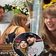 Travis Kelce, Taylor Swift spotted in rare public sighting for Mother’s Day outing in Philadelphia