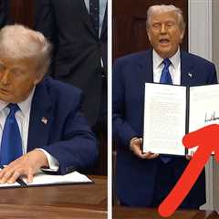 One Handwriting Expert Spotted Something Very Telling With Donald Trump's Use Of Straight Lines In..