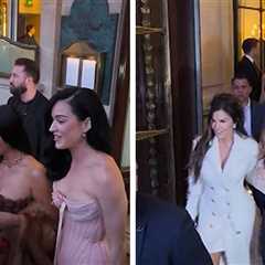 Kim Kardashian, Katy Perry & Lauren Sanchez Hang Out in Paris