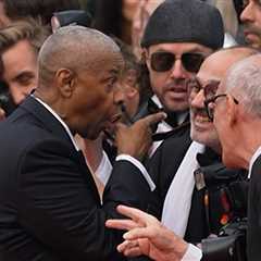 Denzel Washington Fumes at Photographer on Cannes Red Carpet, on Video