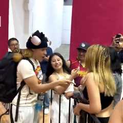 Chennedy Carter kisses fan’s breasts while Chicago Sky fans plead for her WNBA return