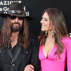 Billy Ray Cyrus & Elizabeth Hurley Make Red Carpet Debut as a Couple