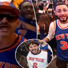 Knicks fans take over Gainbridge Fieldhouse, party outside MSG after thrilling Game 3 win