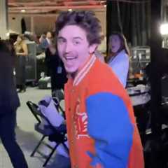 Timothee Chalamet, Kylie Jenner celebrate Knicks’ win after make-out session