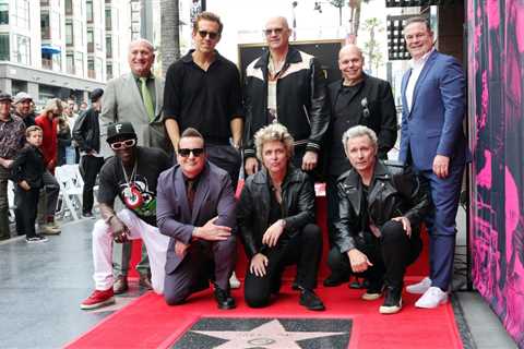 On-The-Mend Matt Pinfield Hosts Green Day Walk of Fame Ceremony in Hollywood