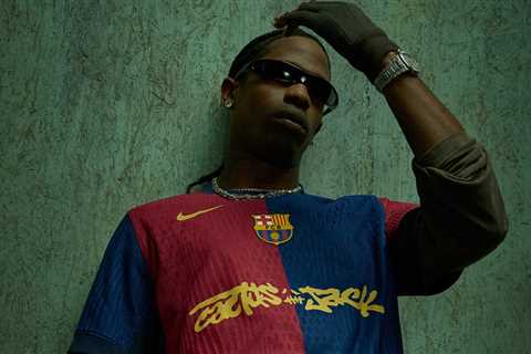 Travis Scott Drops Limited-Edition FC Barcelona Jersey