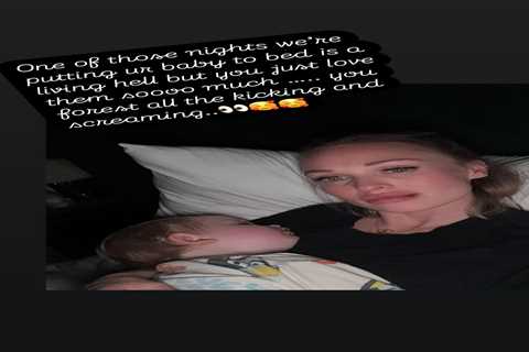 Challenges of Bedtime Routine: Jorgie Porter's Candid Parenthood Reflection