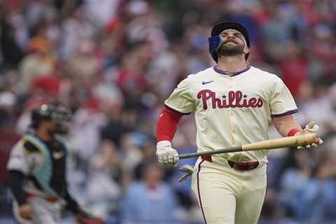 Bryce Harper’s frustrations at a ‘bigger level’ as Phillies slugger shows first signs of ending..