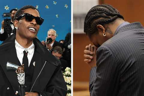 A$AP Rocky Posed With A Revolver-Themed Accessory At The Met Gala Less Than Three Months After He..
