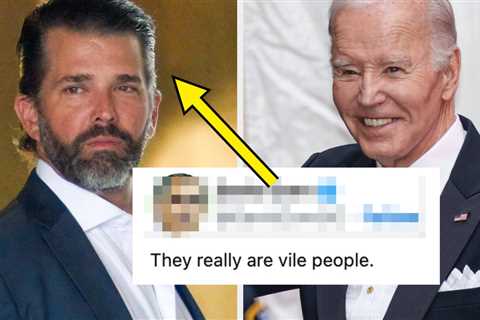 Donald Trump Jr. Is Being Called Disgusting And Vile For His Post About Joe Biden's Cancer Diagnosis