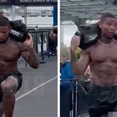 Darren Waller Shows Off Retirement Body During HYROX Fitness Event In NYC