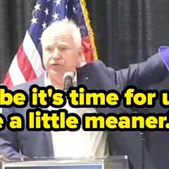 Tim Walz Said We Need To Bully The Sh—t Out Of Donald Trump And It's REALLY Making MAGA Mad