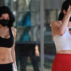 Kylie and Kendall Jenner Show Off Toned Abs After Pilates Session