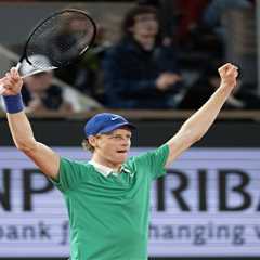 Jannik Sinner takes down Novak Djokovic to make French Open final