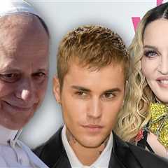 Pope Leo XIV Related to Justin Bieber, Madonna