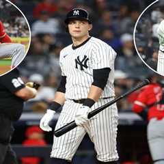 Yankees’ bats feeble again as scoreless streak hits 20 innings during loss to Angels in extras