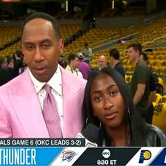 Stephen A. Smith’s daughter makes NBA Finals cameo — and the ESPN star didn’t know how to handle it