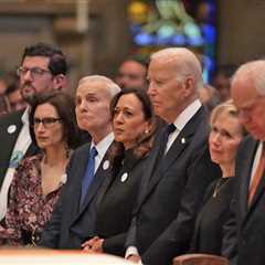 Joe Biden, Kamala Harris Pay Respects at Funeral For Slain Minnesota Lawmaker