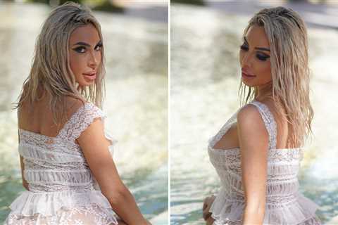 Farrah Abraham Strips Down to Sheer Lace Lingerie in Miami