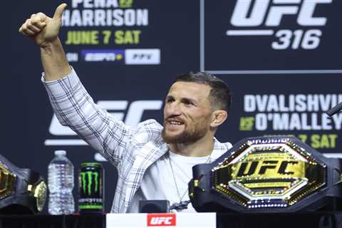 Merab Dvalishvili ‘not gonna give’ his title back to Sean O’Malley in rematch at UFC 316