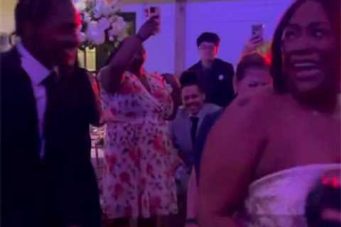 Stefon Diggs parties at sister’s wedding after boat video controversy