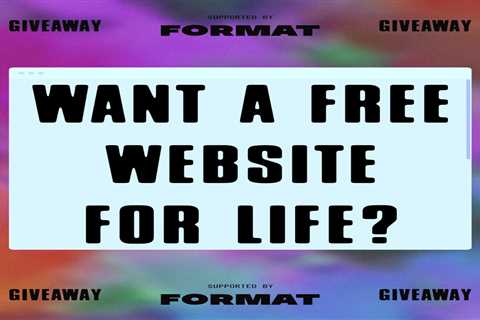 Booooooom x Format: Free Website for Life Giveaway