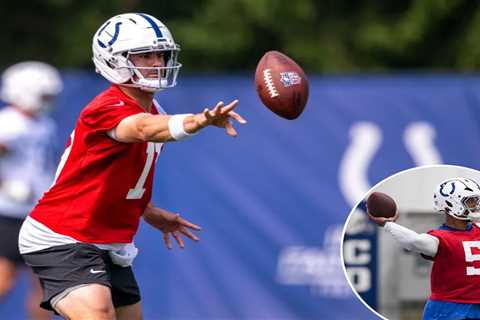 Daniel Jones gets vote of confidence from Colts coach in early QB competition