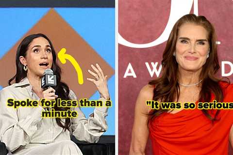Brooke Shields Told A Story About Meghan Markle Being Too Precious, So Let's Talk About It