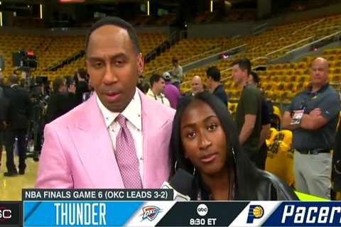 Stephen A. Smith’s daughter makes NBA Finals cameo — and the ESPN star didn’t know how to handle it