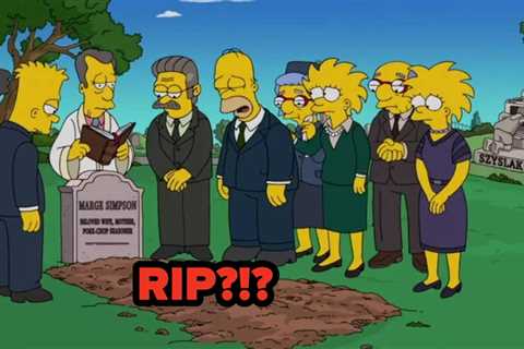 Here's The Deal With Marge Simpson Dying In The Simpsons Season Finale