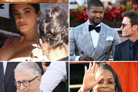 Kylie Jenner, Oprah, Usher, More A-Listers En Route to Bezos-Sanchez Wedding