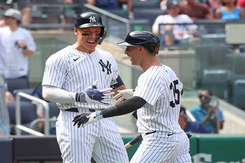Aaron Judge blasts two homers as Yankees offense comes alive to pound A’s