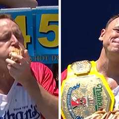 Joey Chestnut Wins In Hot Dog Contest Return, Downs 70.5 Wieners on Fourth of July