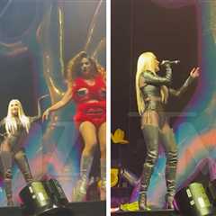 'RHOBH' Erika Jayne Joins the Scissor Sisters Opening Act at Kesha Concert