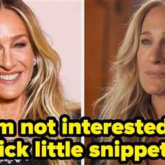 Sarah Jessica Parker Explained Why She's Not Vocal About Politics On Social Media, And That's..