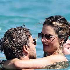 Alessandra Ambrosio Flashes Booty, Packs on PDA With Buck Palmer