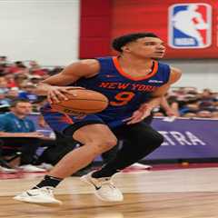 Aggressive Kevin McCullar Jr. impresses with shot to make Knicks roster after lost rookie season