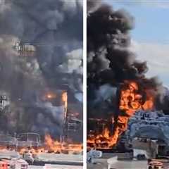 Tomorrowland Festival Stage Engulfed in Flames, on Video