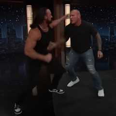 Jelly Roll puts Logan Paul through a table in wild ‘Jimmy Kimmel Live’ brawl ahead of WWE..