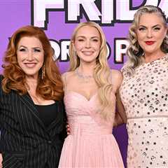 Lindsay Lohan Springs 'Parent Trap' Reunion at 'Freakier Friday' Premiere