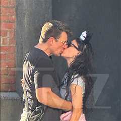 Actor Nathan Fillion Kisses New Girlfriend Tania Raymonde at Disneyland