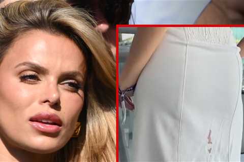 Brooks Nader Has Wardrobe Mishap at Wimbledon