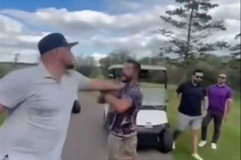Golfer pummeled, thrown into pond during wild on-course fight: video