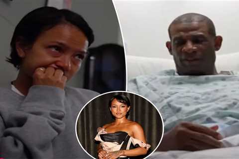 Karrueche Tran breaks down over Deion Sanders’ bladder cancer in emotional hospital scene
