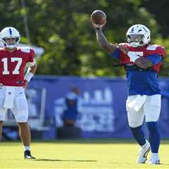 Colts refuse to choose between Daniel Jones, Anthony Richardson on first depth chart