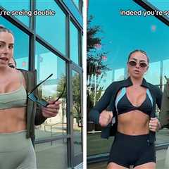 Cavinder Twins Show Off New Boobs in Tiny Workout Tops in New Video